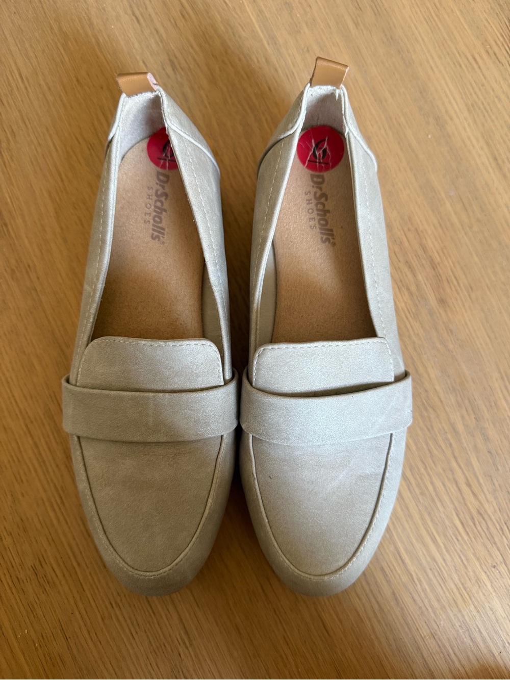 Dr Scholl’s Taupe Slip-On Loafers